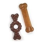 Nylabone Just for Puppies Petite Ring and Bone Puppy Dog Chew Toys, Combo Pack