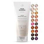 FOUR REASONS Color Mask, Cool Sand Blonde (27 Colours) – Hair Gloss & Colour Depositing Conditioner – Semi Permanent Hair Toner for Colour-Treated Hair Color For Women – Vegan & Cruelty-Free – 200 ml