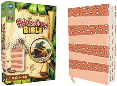 NIV, Adventure Bible, Leathersoft, Coral, Full Color, Thumb Indexed Tabs