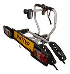 Witter ZX202 Bolt-on Towball Mounted 2 Bike Rack | Maximum load 34 kg | Lightboard for 13pin sockets