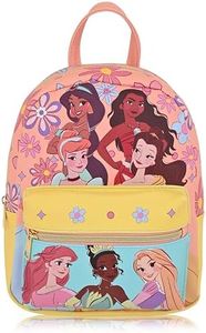 Disney Princess Backpack for Women, Men, Unisex | Cute PU Leather 10" Mini Princess Backpack Purse Shoulder Purse | Princess Bag and Princess Accessories, Princess, Daypack Backpacks