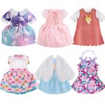 Alive Baby Clothes - 6 Sets 12 Inch Baby Dolls Dress Accessories Include Unicorn Skirt Snow White Dresses Swimsuit Outfits - American Doll 12 Inch Baby Doll Clothing for Girls Birthday Xmas Gift …