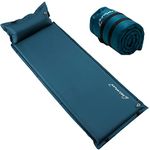 Clostnature Self Inflating Camping Mat - 3.8/5/7.6 cm Lightweight Inflatable Sleeping Mat for Camping, Compact Waterproof Sleeping Pad for Backpacking, Camping Foam Roll Mat for Hiking, Mountaineering