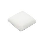 The White Willow Memory Foam Decorative Square Cushion Insert Pillow Filler 12 Inch X 12 Inch