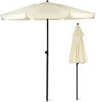 SUNMER 2M Ivory Beach Umbrella, Bea
