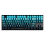 mintcaps PBT Doubleshot Keycaps Gradient Cyan Backlit OEM Profile Keycaps Full Set 123 Keys Custom Keyboard Keycaps for 60% 65% 75% 100% Cherry Gateron MX Switches Mechanical Keyboard