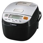 ZOJI NL-BAC05SB Micom Rice Cooker & Warmer, Silver Black