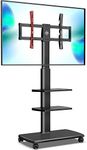 FITUEYES Mobile TV Stand Rolling Ca