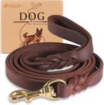 QUMY Leather Dog Leash 6ft, Heavy D