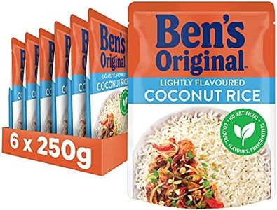 Mars Food BEN'S ORIGINAL Rice Lightly Flavoured Coconut 6x250g Pouch