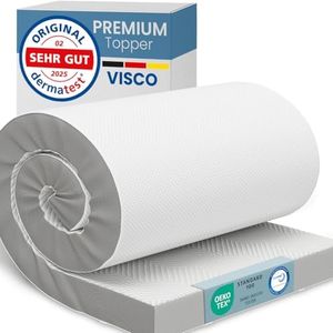 ELONEO Matratzen Topper 180x200cm | Memory Foam | 8cm hoch | zertifizierter Premium Matratzentopper für Bett und Boxspringbett | atmungsaktiver 3D Mesh-Bezug | rutschfest mit Noppen und Eckschlaufen