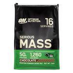 Optimum Nutrition Serious Mass Protein Powder High Calorie Mass Gainer with Vitamins, Creatine and Glutamine, Chocolate, 16 Servings, 5.45 kg