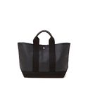 TOPKAPI(トプカピ) Women Scotch Grain Neo Leather Lightweight Large Capacity A4 Tote Bag, Made in Japan Scotchgrain, Black (Black 19-3911tcx)