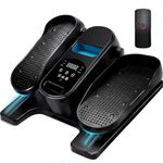 Amonax Under Desk Elliptical Machine, Electric Pedal Exercisers for Elderly Seniors, Motorised Mini Elliptical Exerciser with Remote Control, Cross Trainer for Low Impact Home Exercise