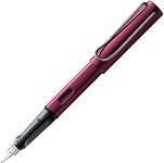 LAMY AL-star black purple - Fountain Pen with ergonomic grip & polished steel nib in size M - lightweight aluminum body - including LAMY T 10 blue cartridge - Right-Handed