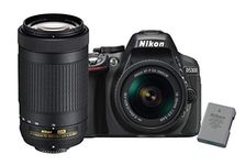 Nikon D5300 Dual Lens Bundle (D5300 Body, AF-P 18-55 & AF-P 70-300 NON-VR, EN-EL14a Battery)