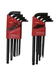 Eklind Tool 13221 Ball-Hex L-Key Allen Wrench Combo- Inch/MM (2 Sets 21pc)