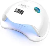 SUNUV UV LED Nail Lamp, UV LED Nail Polish Dryer Professional Gel Machine for Manicure and Pedicure with Sensor and 4 Timers 48W SUN5Plus Gift for Girls Women