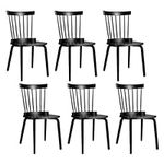 Unovivy Set of 6 Wood Dining Chairs
