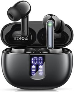 Ear Buds Wireless Earbuds - Bluetooth 5.3 Headphones (48H Playback) Built in Mic with LED Display Charging Case, IP7 Waterproof Earphone for iPhone Andriod Phones Laptop Sports Workout