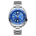 ADDIESDIVE Automatic Diver 200 M Mens Watch Luminescent Mechanical NH35A Analog Stainless Steel, blue, Diver