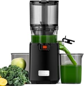 LINKChef Cold Press Juicer Machines, 130mm Diameter and 1.8L Capacity Juicers Whole Fruit and Vegetable, 250W Masticating Juicer Machine, Slow Juicer with Automatic Cutting and BPA Free Tritan