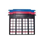 Advantus File and Folder Dividers, 3-Count, Red, Blue, and Black (50912)