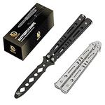 HQ MART Pack of 2 Butterfly Knife T
