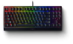 Razer BlackWidow V3 TKL Mechanical Gaming Keyboard: Yellow Mechanical Switches Linear & Silent - Chroma RGB - Compact Form Factor - Programmable Macros - Razer Snap Tap