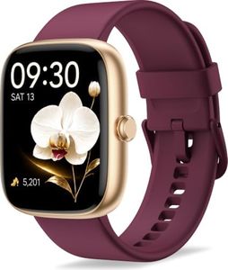 fixwink Smart Watch for Women Men, Bluetooth Call Smartwatch with Message Notifications, Fitness Tracker Watch with Step Counter