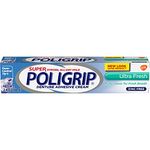 Super PoliGrip Denture Adhesive Cream, Ultra Fresh, 2.4 oz (Pack of 6)