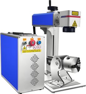 50W Fiber Laser Engraver – 200x200mm Marking Machine
