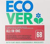 Ecover All in One Dishwasher Tablets, 68 Tablets, white