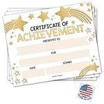 25 Gold Star Preschool Diploma Kind