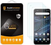 (3 Pack) Supershieldz Phone Screen Protector Designed for ZTE Blade X1 5G Tempered Glass, Anti Scratch, Bubble Free