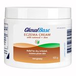 Glaxal Base Moisturizing Cream for Itchy, Dry Skin & Eczema Relief with Soothing Oatmeal + Aloe, Hypoallergenic & Paraben-Free, 100g