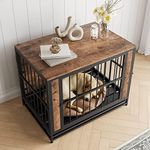 FOUBAM Dog Crate Furniture, Metal a