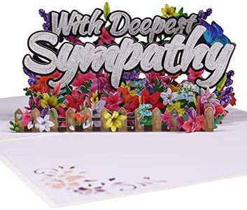 Magic Ants 3D Greeting Pop Up Sympathy Card with Envelope - Thinking of You Card, Flower Card