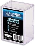 Ultra Pro 2-Piece 100 Count Card Deck Box, Clear