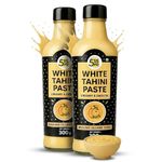 5:15 PM Tahini 300Gm White Tahini Paste For Hummus Ground Hulled Sesame Seed Paste Smooth & Creamy Natural For Hummus, Baba Ghanoush, Salad Dressings And More 300Gm (Pack of 2)