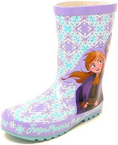 Disney Frozen 2 Elsa & Anna Frozen Memories Girls Wellies Lilac UK 10 Infant