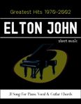 Elton John Greatest Hits 1970-2002: 31 Song For Piano, Vocal & Guitar Chords