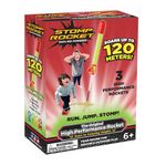 The Original Super High Performance Stomp Rocket -3 Rockets and Rocket Launcher-Outdoor Rocket Toy Gift for Boys and Girls Ages 9 Years and Up-Great for Outdoor Play with friends in the backyard&parks