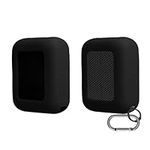 kwmobile Silicone Case Compatible with JBL GO 4 - Case Protective Mini Speaker Cover - Black