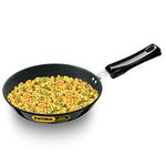 Hawkins Futura 22 cm Frying Pan, Hard Anodised Fry Pan, Induction Frying Pan, Small Frying Pan, Black (IAF22)