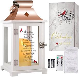 Memorial Lantern, Sympathy Gifts for Loss of Mom/Dad/Loved One, Bereavement Gifts, in Memory of Loved One Lantern,Celebration of Life, Memorial Gifts, Funeral Lantern,A Limb has Fallen from The ...