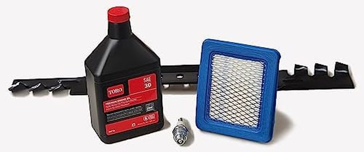 GL Tuneup Kit for Toro 22in Recycler Lawn Mowers Compatible with Briggs and Stratton Quantum Series Engines 625E 675Ex 725Ex 625-675 and Mulching Blade Replaces 131-4547-03 108-9764-03