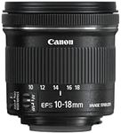 Canon EF-S 10-18mm f/4.5-5.6 IS STM Lens - Ultra-Wide-Angle Zoom Lens | Compact, Lightweight | Architecture, Landscape, Travel Photography | Canon EOS DSLR Compatible