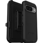 OtterBox Google Pixel 9 & 9 Pro Defender Series Case - Black, Rugged & Durable, with Port Protection, Includes Holster Clip Kickstand