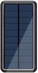 Solar Charger Power Bank - 50000 Mah Fast Portable Charger, Wireless Type C Output Fast Charger | Solar Panel Charger with Led Flashlights, Cell Phone Charger External Battery Pack for Phone Tablet